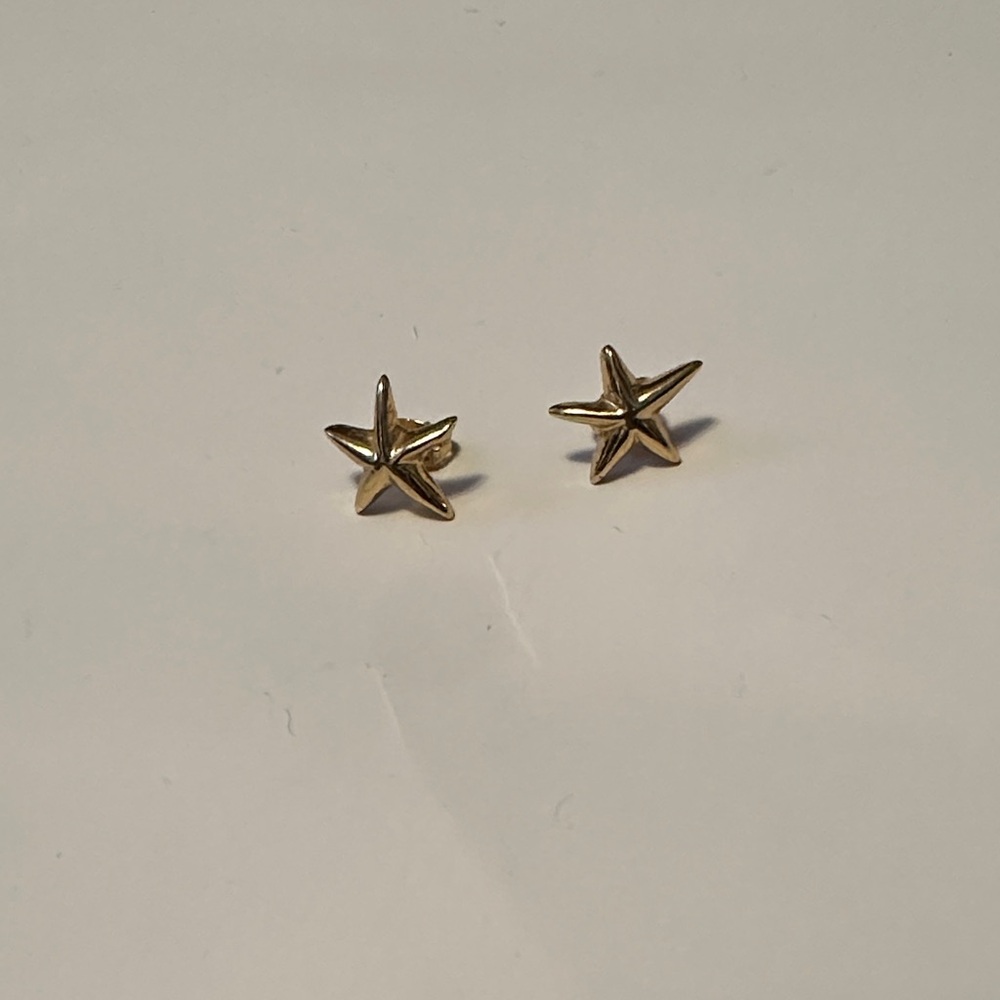 Gold Star Earrings